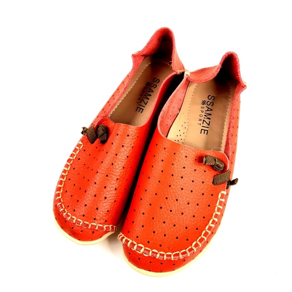 Ssamzie Shoes - Ssamzie Mocassins Red Size 6. Leather